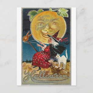 Vintage Halloween Greeting Cards Classic Posters