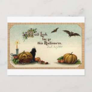 Vintage Halloween Greeting Cards Classic Posters