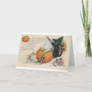 Vintage Halloween Greeting Cards Classic Posters