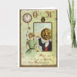 Vintage Halloween Greeting Cards Classic Posters