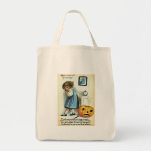 Vintage Halloween Greetings Tote Bag