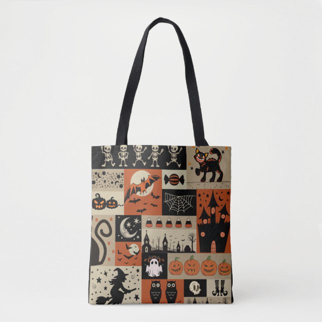 Vintage Halloween, Halloween nostalgia  Tote Bag (Front)