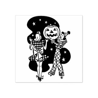 Vintage Halloween Halloween Party Rubber Stamp
