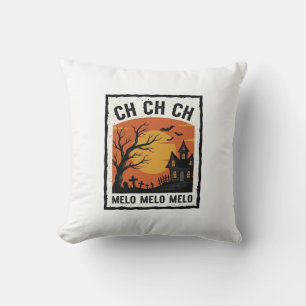 Vintage Halloween Haunted Tree Silhouette Shirt De Cushion