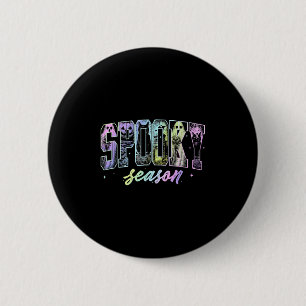 Vintage Halloween Horror Soky Season Ghost Mens Wo 6 Cm Round Badge