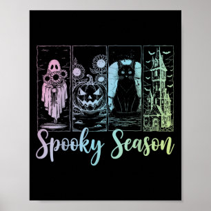 Vintage Halloween Horror Soky Season Poster