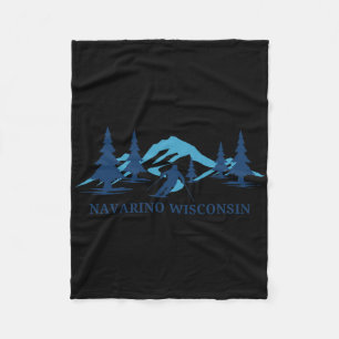 Vintage Halloween Horror Spooky Season Fleece Blanket