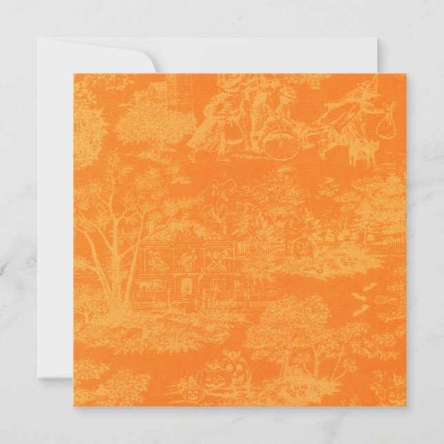 Vintage Halloween Invitation (Front)