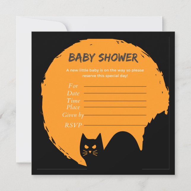 Vintage Halloween Invitation (Front)