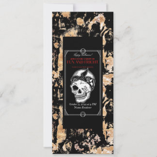 Vintage Halloween Invitation - Costume Party