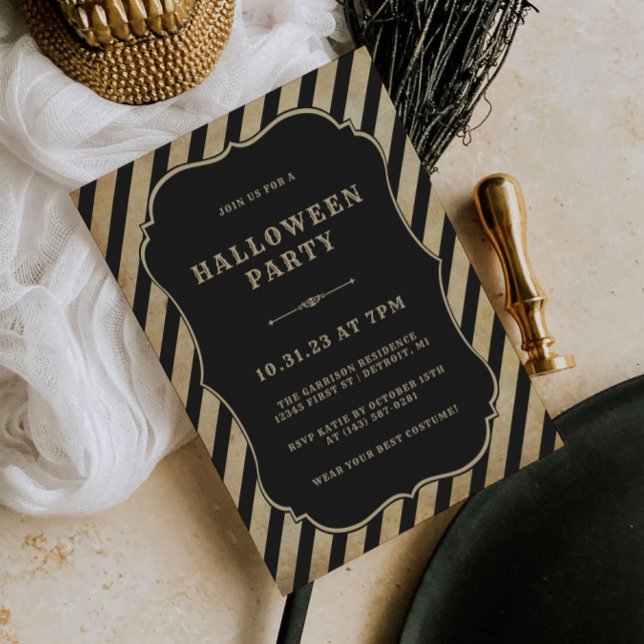 Vintage Halloween Invitation for Adult Halloween (Creator Uploaded)