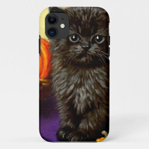 Vintage Halloween Kitten Case-Mate iPhone Case