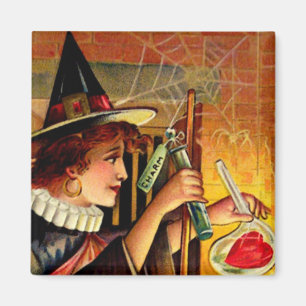 Vintage Halloween Magnet