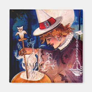 Vintage Halloween Magnet