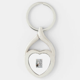 Vintage Halloween Mask Quote Vector Design_1 Key Ring