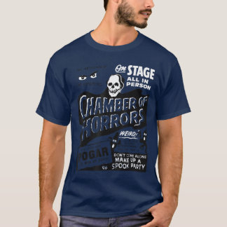 Vintage Halloween Monsters Chamber of Horrors Horr T-Shirt