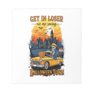 Vintage Halloween Movie Notepad