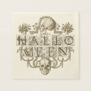 Vintage Halloween Napkin