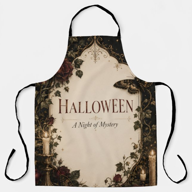 Vintage Halloween Party Apron (Front)
