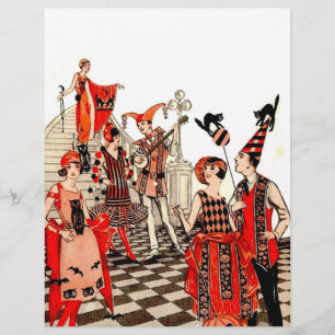 Vintage Halloween Party Flyer