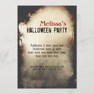 Vintage Halloween party Invitation