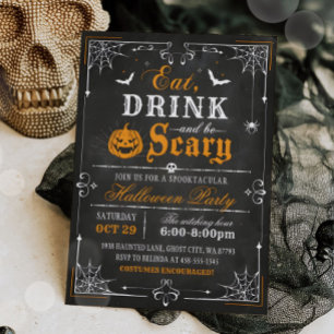 Vintage Halloween Party Invitation