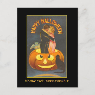 Vintage Halloween Party Invite With Bloody Text