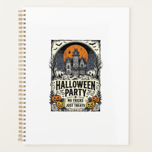 Vintage Halloween Party No Tricks Just Treats Desi Planner
