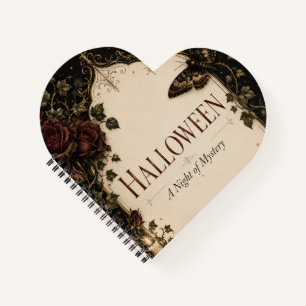 Vintage Halloween Party Notebook