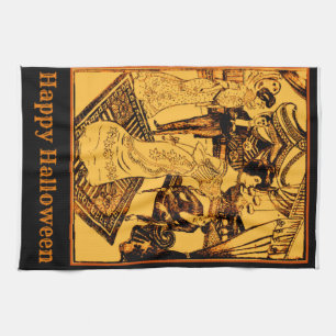 Vintage Halloween Party Towel