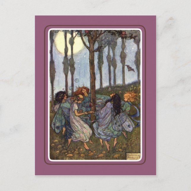 Vintage Halloween Postcard (Front)