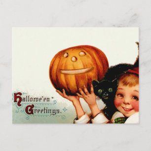 Vintage Halloween Postcard