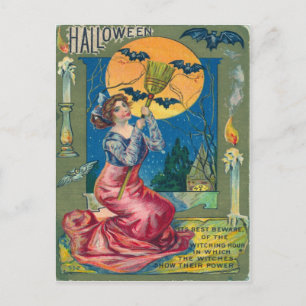 Vintage Halloween Postcard