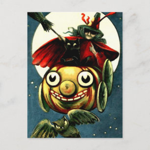 Vintage Halloween Postcard