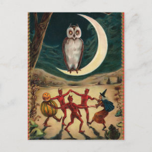 Vintage Halloween Postcard