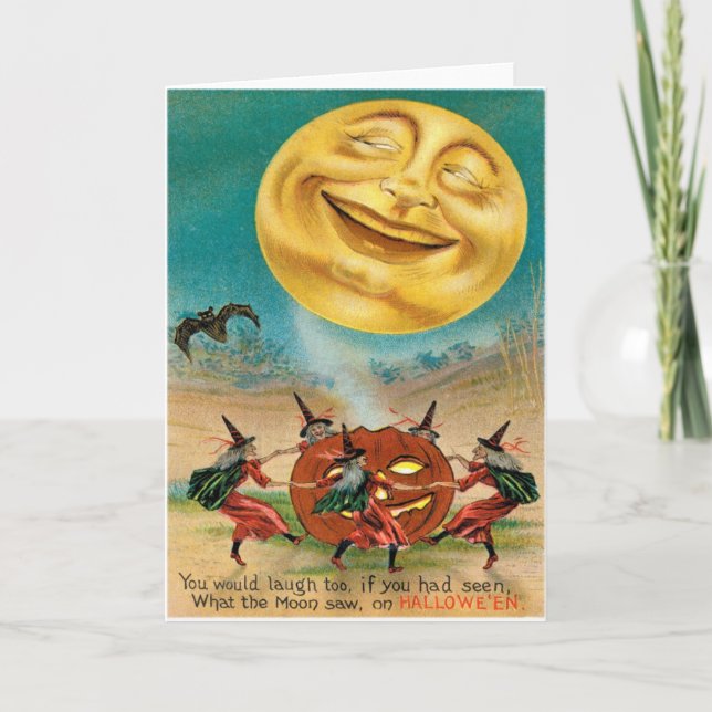 Vintage Halloween Postcard (Front)