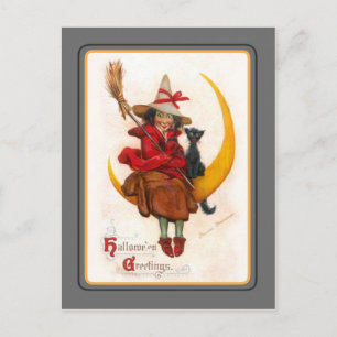 Vintage Halloween Postcard