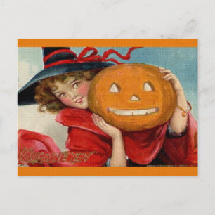 Vintage Halloween Postcard