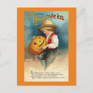 Vintage Halloween Postcard