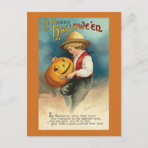Vintage Halloween Postcard