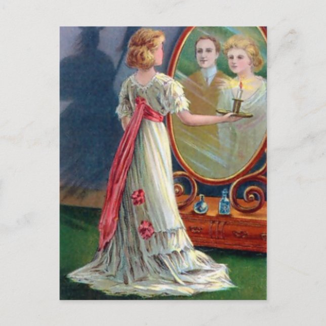 Vintage Halloween Postcard (Front)