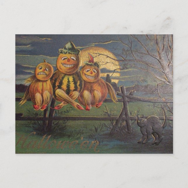 Vintage Halloween - Postcard (Front)