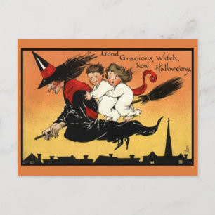 Vintage Halloween Postcard