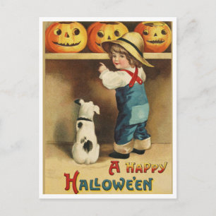 Vintage Halloween Postcard