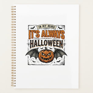 Vintage Halloween Pumpkin Bat Typography Shirt Des Planner