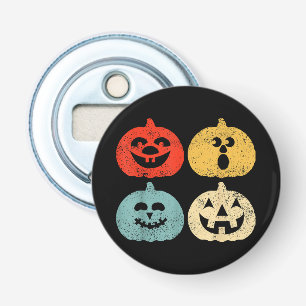 Vintage Halloween Pumpkin Funny Retro Gift Bottle Opener