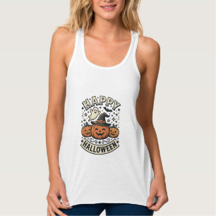 Vintage Halloween Pumpkin Ghost Shirt Design_1