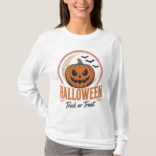 Vintage Halloween Pumpkin Trick or Treat T-Shirt