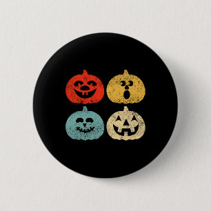 Vintage Halloween Pumpkin Women 6 Cm Round Badge