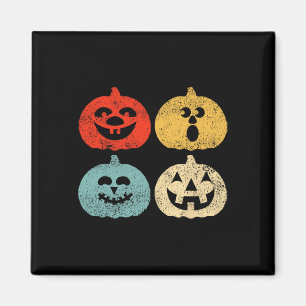 Vintage Halloween Pumpkin Women Magnet